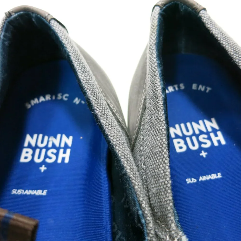 Nunn Bush Canvas Casual Dress Loafers Men's Footwear Moccasins Shoes 12 W